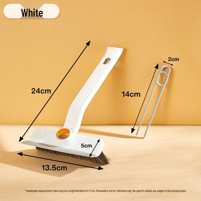 

4-in-1 Rotating Crevice & Tile Cleaning Brush with Squeegee