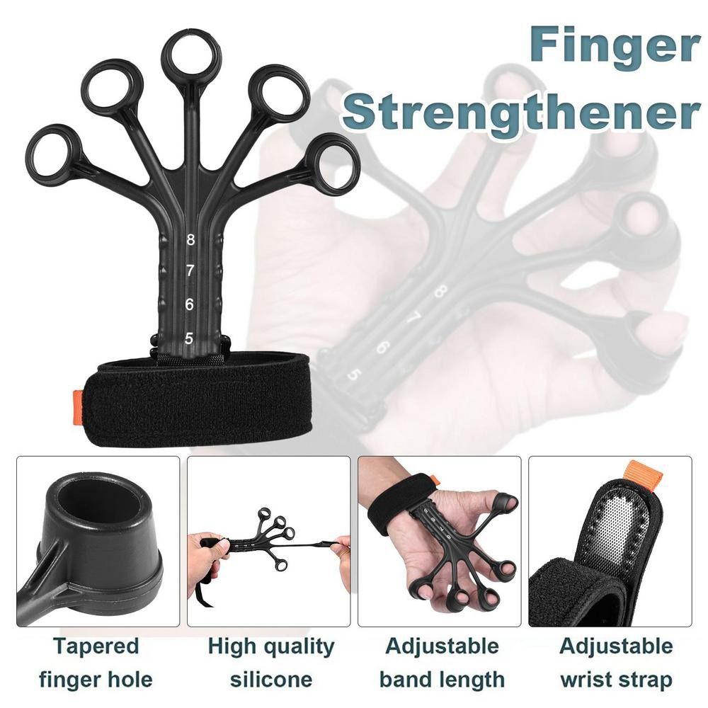 Elastic Silicone Gripster Grip 5 Finger Finger Stretcher Training