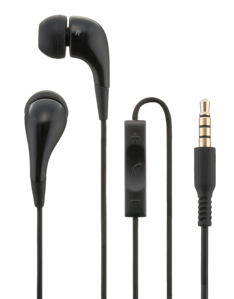 iPhone Stereo Earphone with MicrophoneBlack SB-EM01-ISIOBK