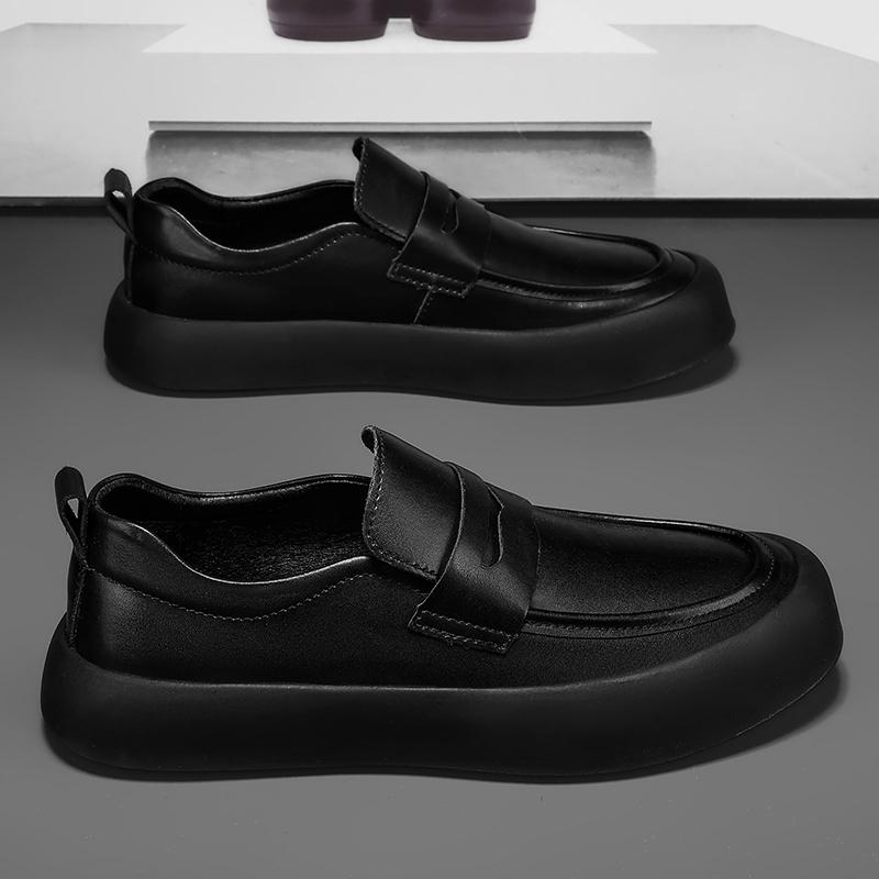 

Модные новые модные туфли для вождения мужские туфли из натуральной кожи удобные мужские повседневные туфли удобные мокасины без застежек деловая обувь 38 чёрный