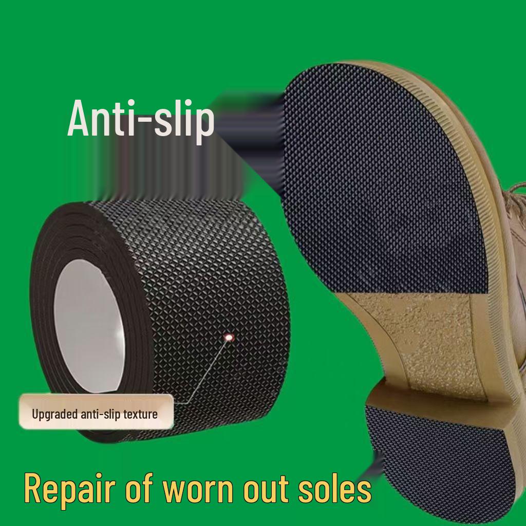 

Наклейки-глушители для толстых каблуков: Нескользящая, износостойкая, шумопоглощающая лента для защиты пятки Cotton Paper Tape - 1m x 10cm (2mm Thick)