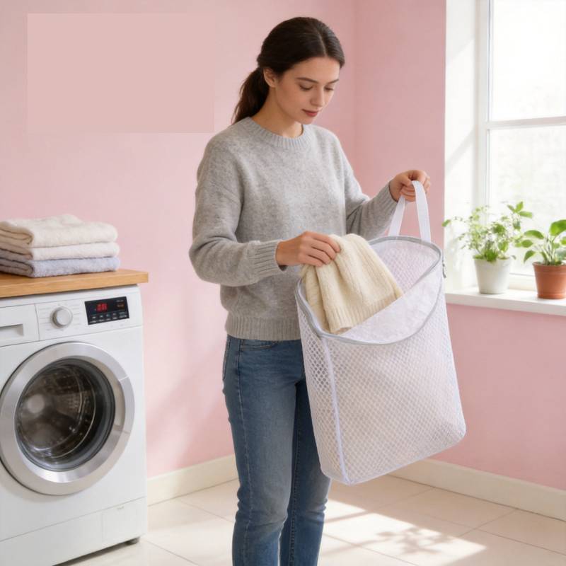 Laundry Wash Bag With 3d Mesh Breathable Design For Machine Wash Protection