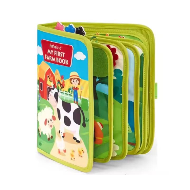 Animal Farm Felt Storybook: Baby's Busy Early Education Book