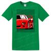 Red Sports Car Graphic T Shirt Racing Tee Automotive Art Racing Fans Gift