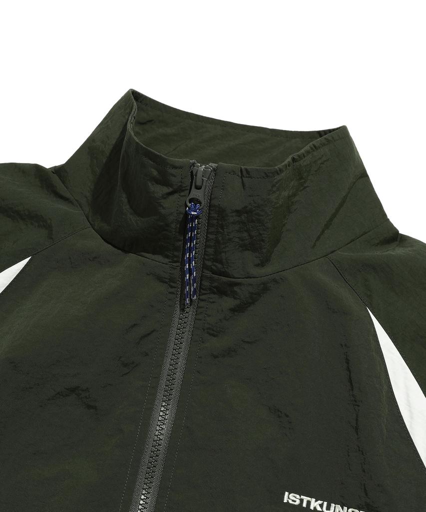 Istkunst Sporty Track Jacket_Khaki(Ik2Dfmb905A)