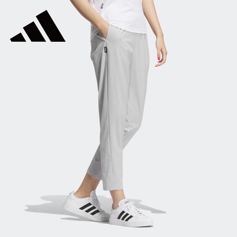 Adidas Women s Quick-Dry Woven Straight-Leg Ankle Pants JI6003 S