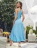 2025 European & American Halter Neck Ruffle Cocktail Dress for Women - Prom, Formal & Bridesmaid