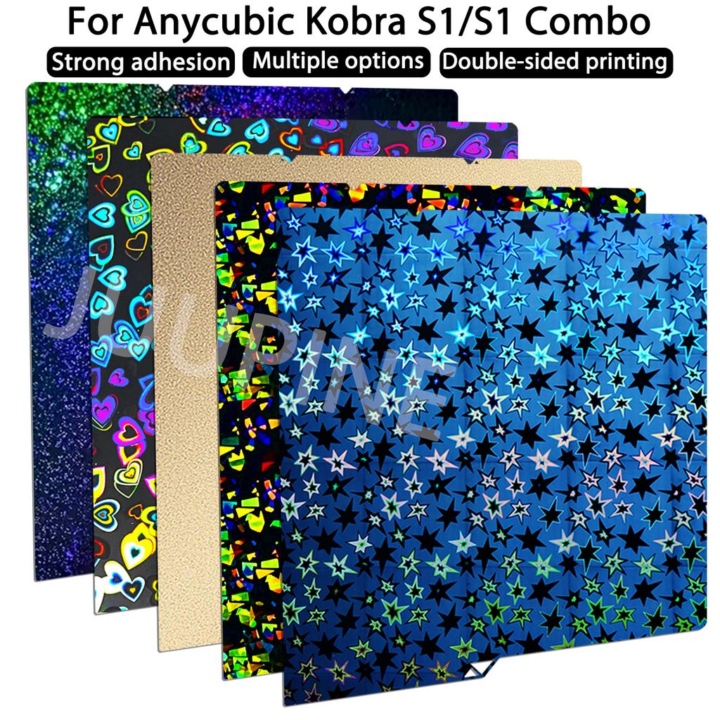 Für Anycubic Kobra S1 Druckplatte 250mm Kobra S1 Combo Bauplatte Doppelseitig Peo Pet Pei Pey Chameleon Kobra S1 Zubehör 3d