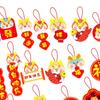 18 Pieces Year Pendants Chinese Hanging Decorations Festival Door Sign Traditional