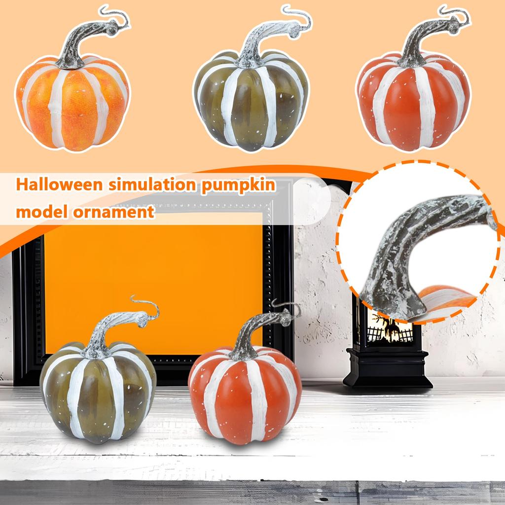 Halloween Simulation Pumpkin Model Ornament