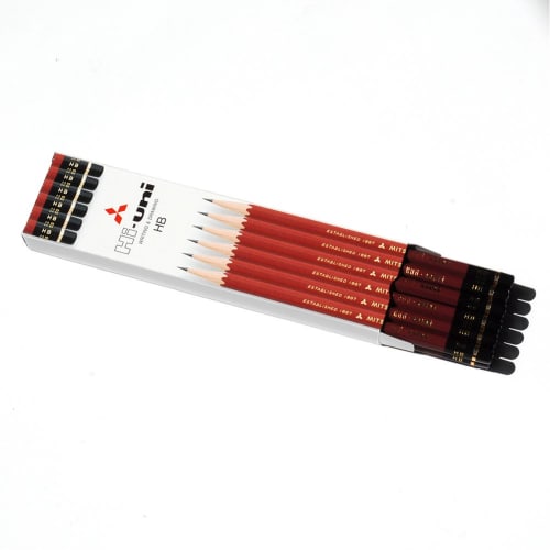 Mitsubishi Pencil Pencil High Uni K HB 1 Dozen Paper Box HUKHB