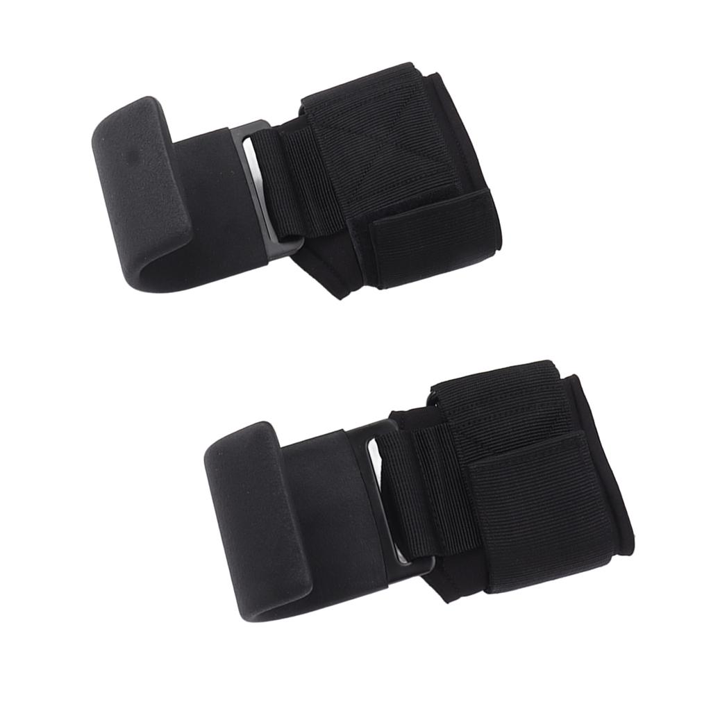 Weight Lifting Hook 2PCS Thicken Pads Non Slip Heavy Duty Lifting Wrist Straps for Men Women Adult