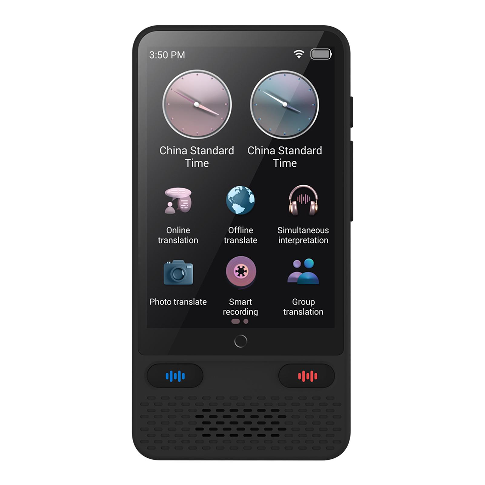 

S85 Portable Language Translator Device with Translating Offline Translation 138 Languages Voice Support Voice Video Recording
