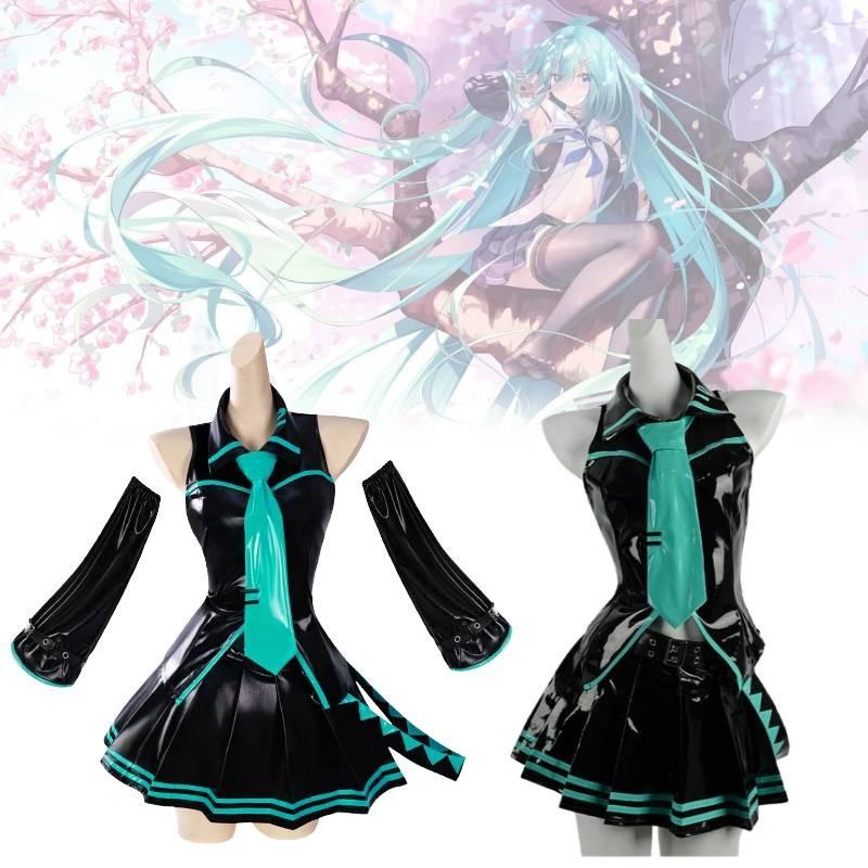 Game Theme Virtual Idol Costume For Cosplay Events In Polyester Material For Anime Lovers Characters Included)