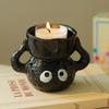 Halloween Candle Holder Desk Accessorie Halloween Decoration Ghost Candlestick Ornament Office Accessorie Home Decor