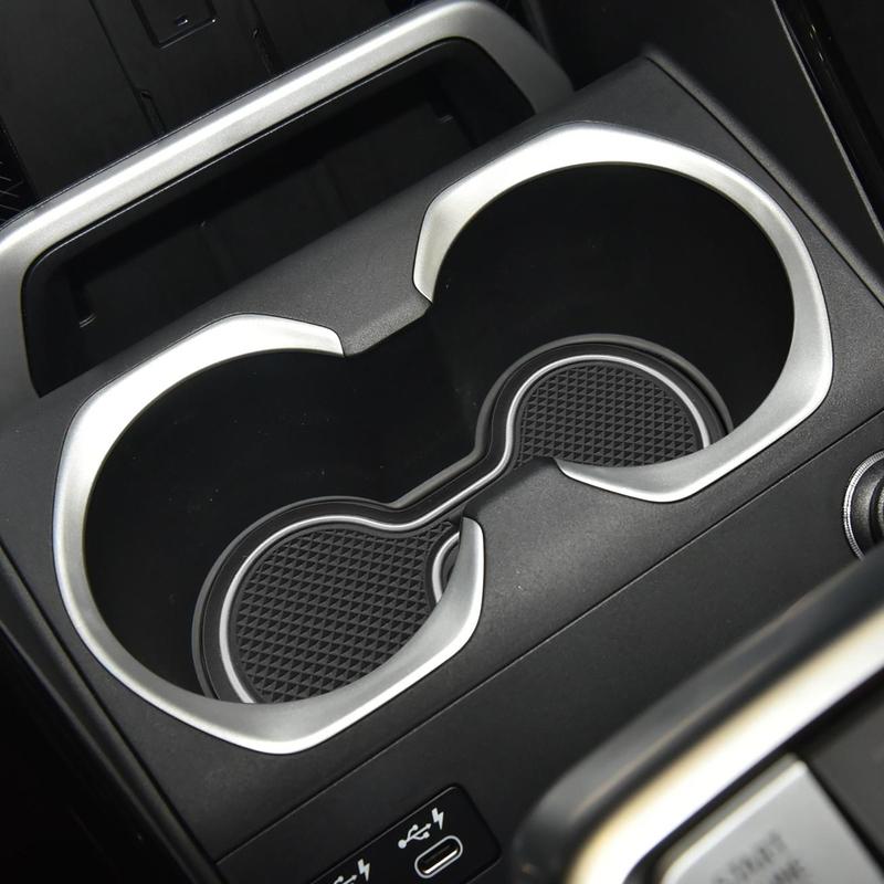 for BMW X1 IX1 2024 X2 IX2 Anti-Slip Gate Slot Mat Interior Accessories Door Groove Pad Cup Holder Rubber Coaster