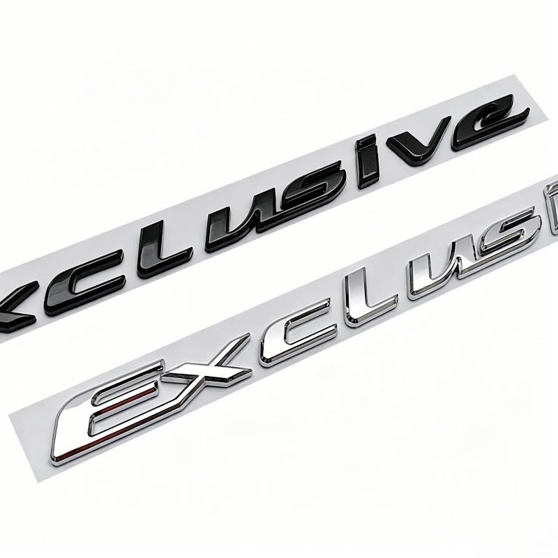 EXCLUSIVE car sticker, suitable for electroplated letter rear label 3D three-dimensional modified body label