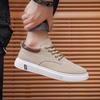 Frühling Herbst Atmungsaktive Herren Canvas Schuhe Studenten Freizeit Sportschuhe Jugend Board Schuhe