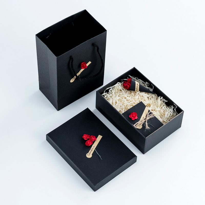 

High-End Large Gift Box for Boys - Premium Empty Birthday Packaging Small: 11x8x5.5CM
