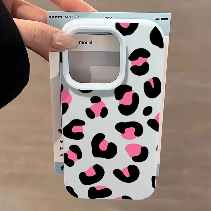 Full screen leopard print phone case suitable for iPhone 17 16 15 14 13 12 11 Pro/Max/Plus anti drop and shockproof back cover