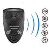 Electronic Bat Repellent Ultrasonic Pest Control for Home Black Compact Design