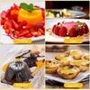 96 Pieces Individual Molds Pudding Molds Cups Mini Chocolate Molten Pans Non-Stick Cupcake Cake Cookie Pudding Mold