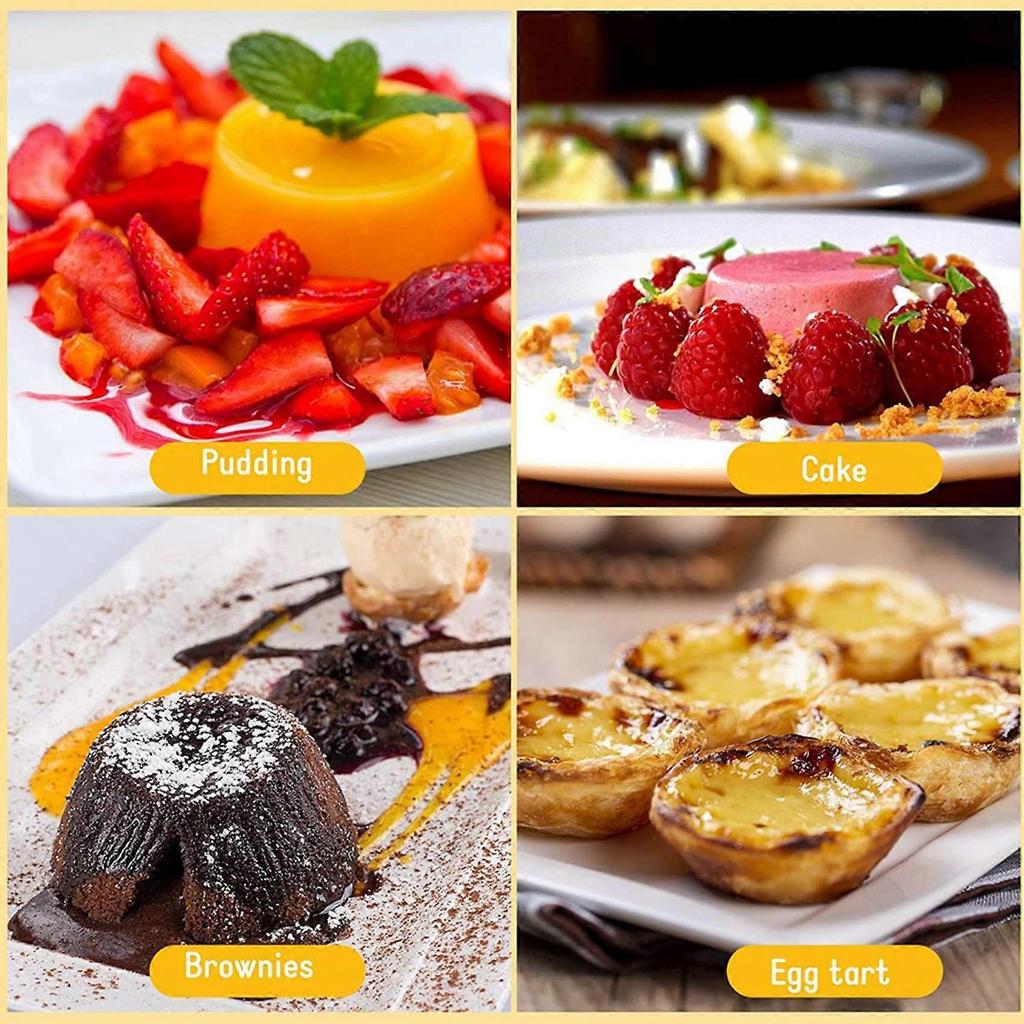 96 Pieces Individual Molds Pudding Molds Cups Mini Chocolate Molten Pans Non-Stick Cupcake Cake Cookie Pudding Mold