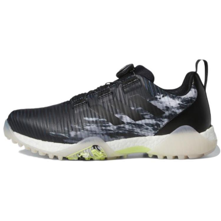 Adidas CodeChaos Boa Low Slip Resistant Durable Low Top Golf Shoes Men Golf Shoes Black Blue GZ3901