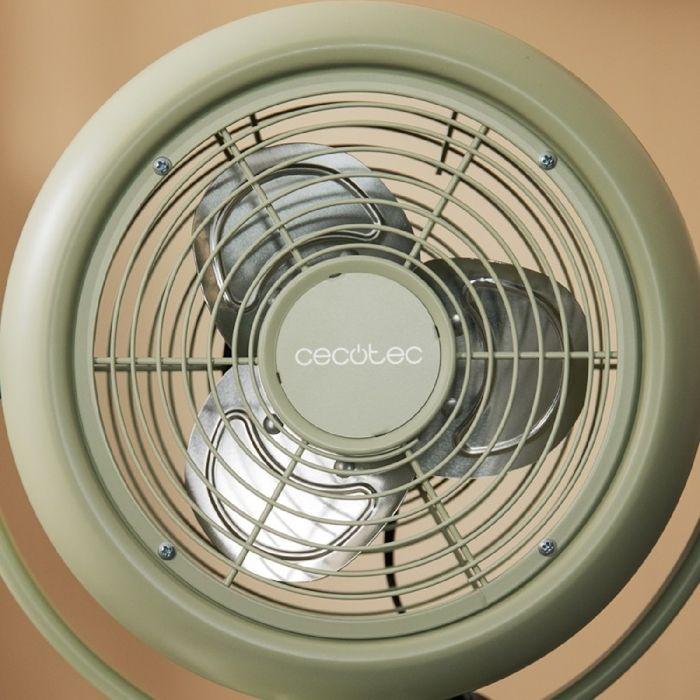 Cecotec Ventilateurs de Bureau EnergySilence 800 RetroDesk Vert