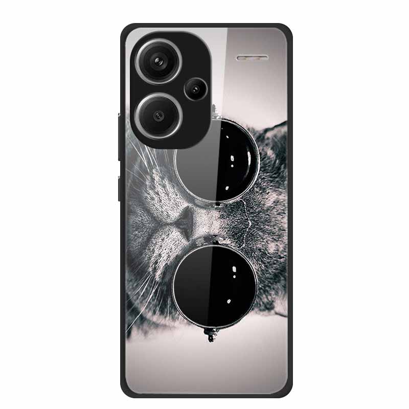 For Redmi Note 13 Pro Plus 5G Case Tempered Glass Hard Back Covers for Redmi Note 13 Pro 5G  Note 13 Pro+  13 Luxury Cover Coque