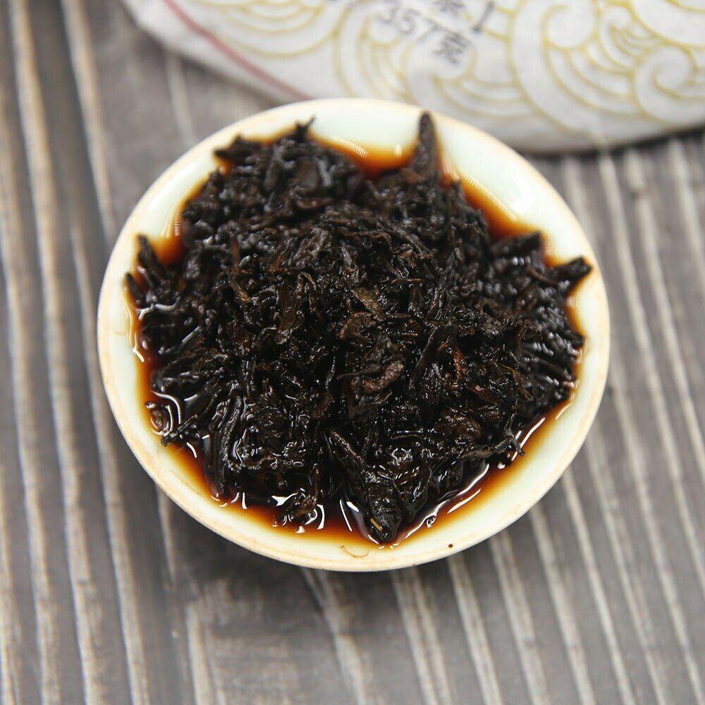 2018 Jin Ju Ding Ripe Puer Tea "Nan Nuo Shan" Shu Puerh Tea Chinese Tea 357g