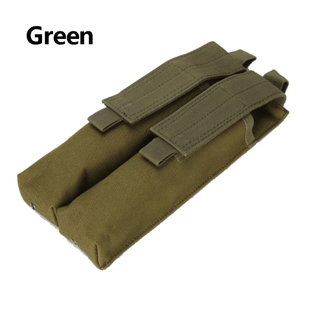 Sac de chargeur Molle camouflage en nylon 1000D, deux unités, pochette de chargeur tactique, étui de chargeur.