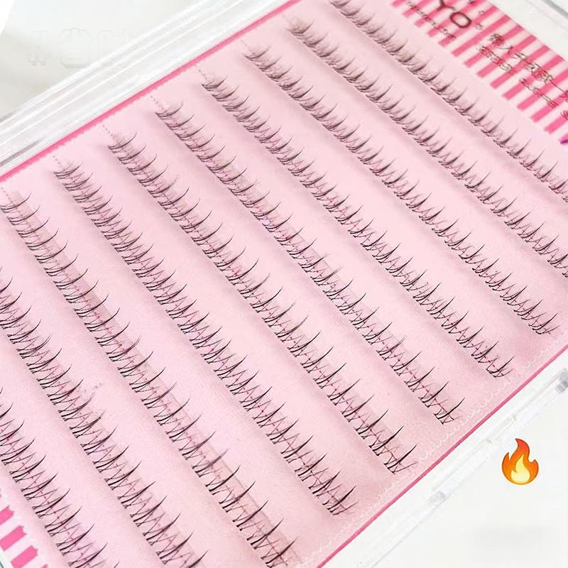 False Eyelashes Self-adhesive Black 11-13mm Reusable DIY Extensions for Fuller Lash Look at Home