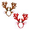 Christmas Headbands Cute Reindeer Antlers Headbands with Bell Christmas Animal Ear Hair Bands