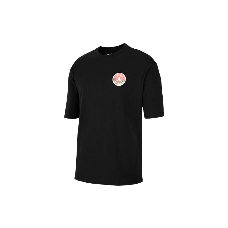 Jordan Sport DNA Mesh Print Casual Athletic Short Sleeve Tee Men Tops Black CT3656-010