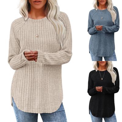 Oberteile für Damen, langärmelig, Pullover, lässige Hemden
