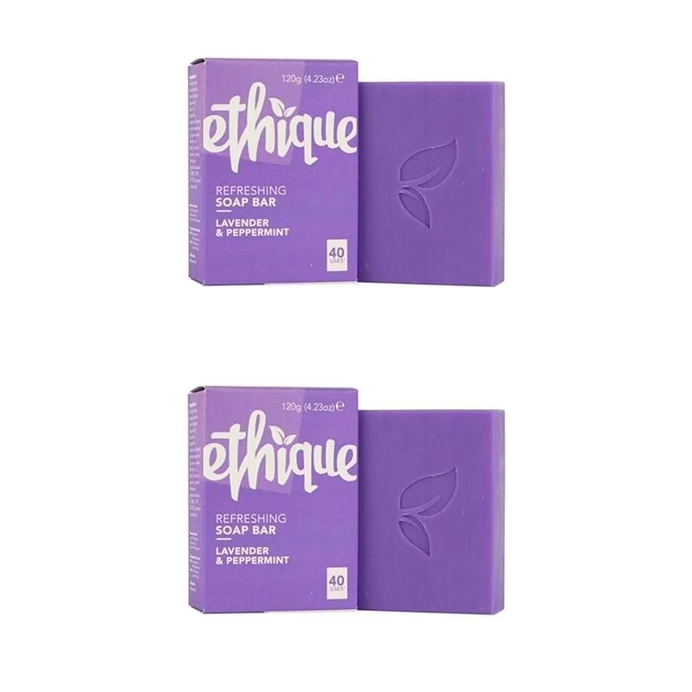 Мыло Ethique Refresh Лаванда и Мята 120г 2 упаковки