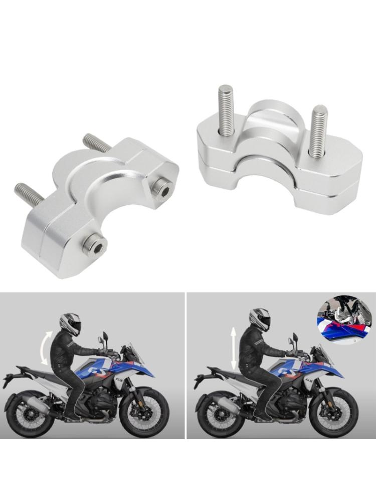 Motorcycle Handlebar Mount Aluminum Alloy Handle Clamp Adjustable Handlebar Mount Simple Installation Suitable for R1300