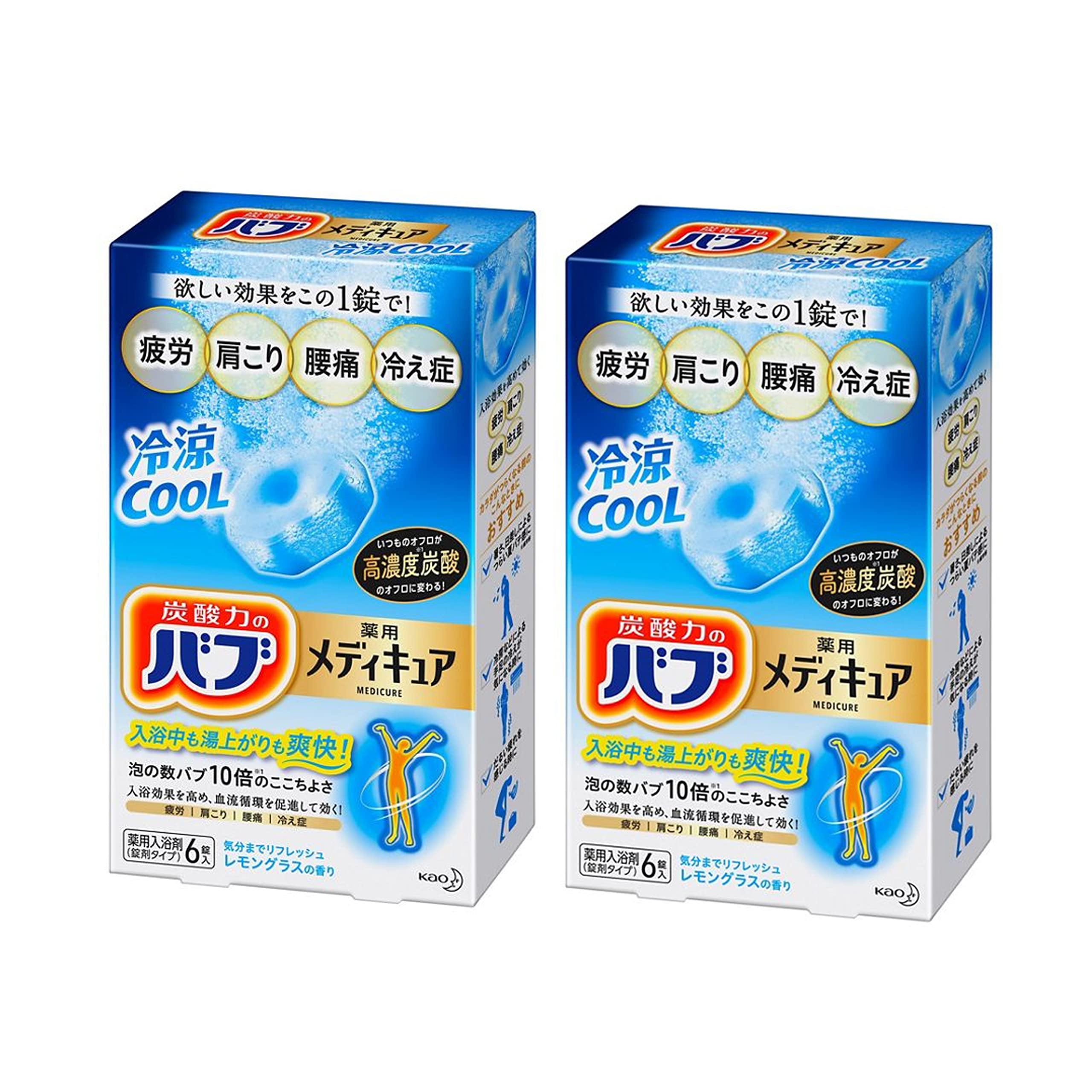 

Bub Medicure Cool Cool 6 таблеток x 2 комплекта Высококонцентрированная угольная кислота Пузырьки В 10 раз больше пузырьков Соли для ванн FK [Оптовая закупка]