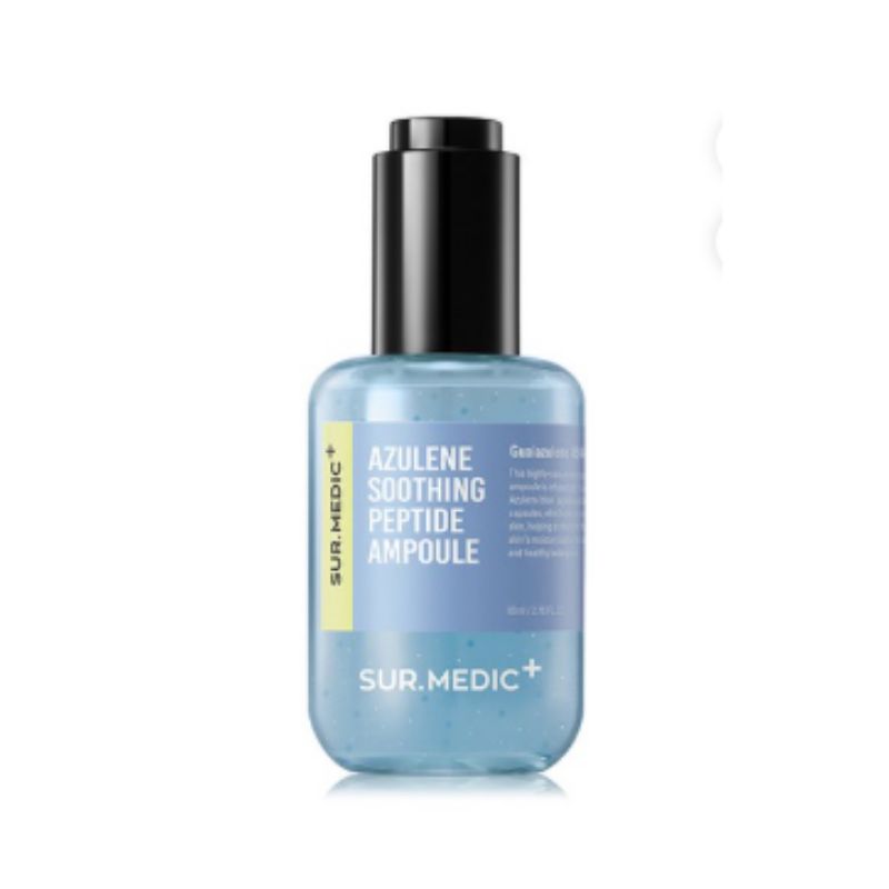 SUR.MEDIC+ Успокаивающая пептидная сыворотка с азуленом Корейская K-Beauty Успокаивающая увлажняющая сыворотка для чувствительной кожи 80 мл