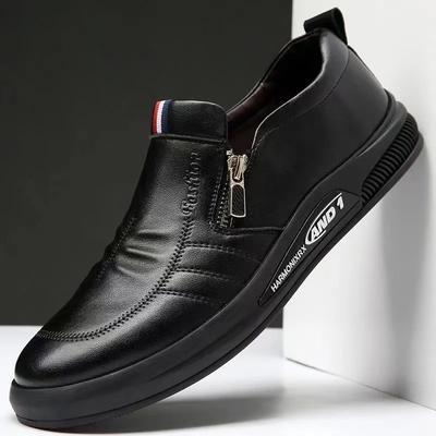 Scarpe Casual in Pelle da Uomo Mocassini Tendenza Scarpe da Lavoro di Marca Autunno Slip on Scarpe da Ginnastica Basse da Uomo Comode Mocassini Zapatos Hombre