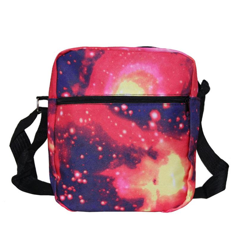 Casual Shoulder Bag, Student Stationery Bag, Oblique Span Bag, Schoolbag, One Piece, Customized Heat Transfer with Pictures.