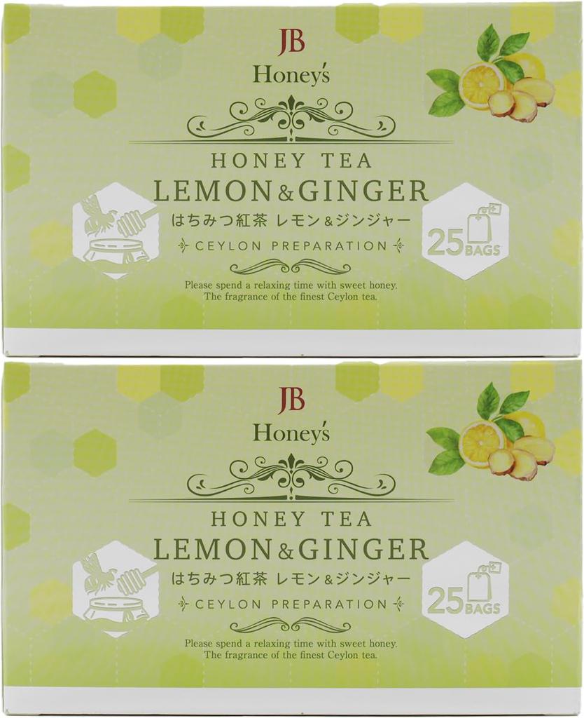 Ceylon Family Honey Black Tea Lemon Ginger x 25p x 2 boxes & 1.5g