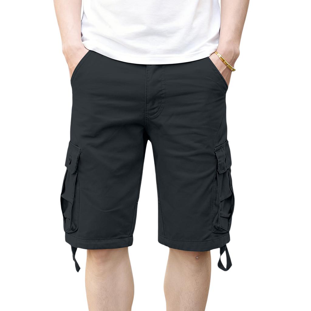 Men's Casual Workwear Multi-Pocket Shorts