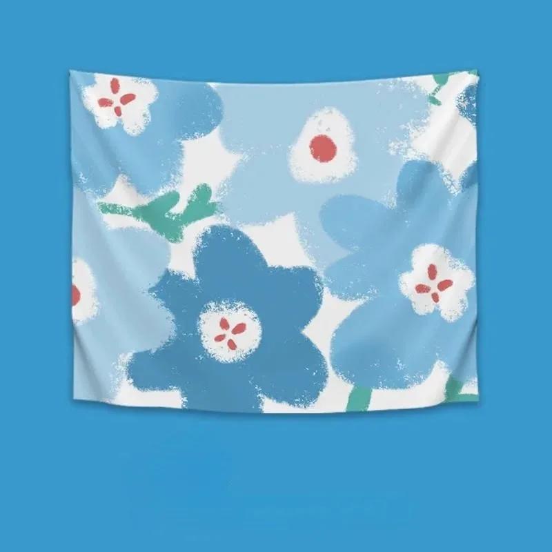 Милый мультяшный медведь клубника подвесная ткань украшение стены дома гобелен офис — фото 8