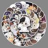 51pcs Q Version Bungo Stray Dogs Anime Stickers - Creative Decoration for Notebooks & Planners