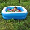 1Pcs Large Rectangle Inflatable Pvc Baby Pool, Portable Family Swimming Tub, Suitable For Kids And Adults Fast Delivery