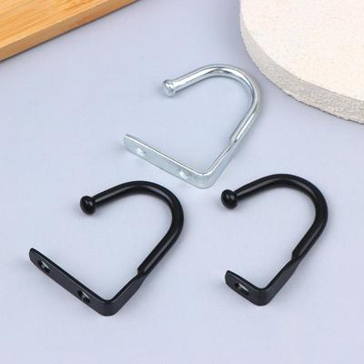 Iron Hooks Single Ceiling Prong Hook Kitchen Closet Wall Mount Clothes Keys Hanger Heavy Duty Multi-Purpose Storage Hook