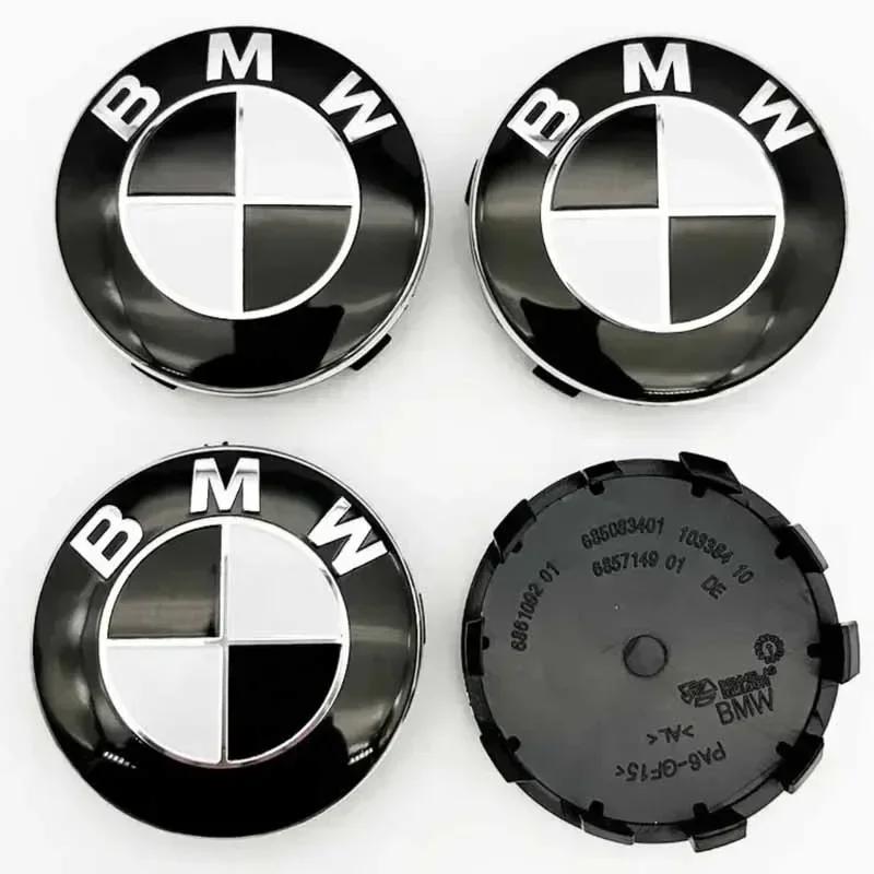 

-4ШТ 56мм 68мм Центральные колпачки колес автомобиля Для BMW E36 E46 E53 E90 E91 E60 E61 E93 E87 E84 X1 X3 X5 E70 E71 X6 M3 F30 F20 F10 F11 G3 4PCS