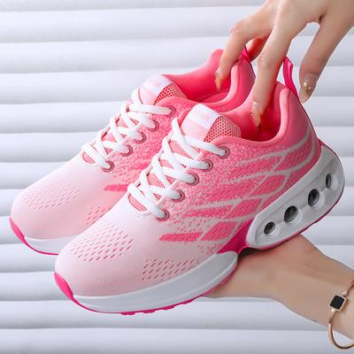 Zapatos Deportivos Individuales para Mujer Nuevos Suela Suave Cómodos Zapatos con Amortiguación de Aire Transpirables Zapatos Individuales para Zapatos de Mujer Talla Grande Zapatillas